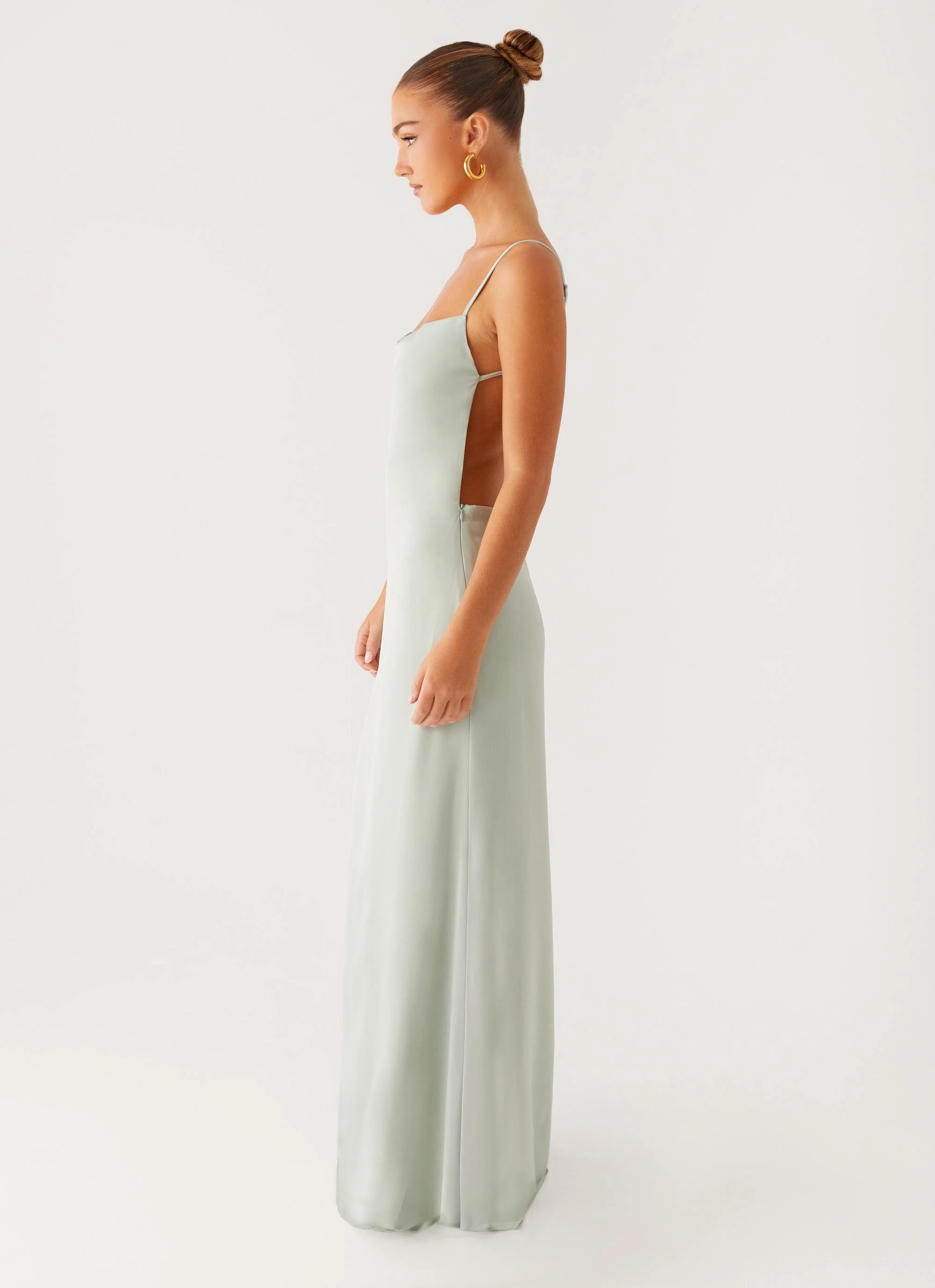 Yves Maxi Dress - Mint Sophisticated Design