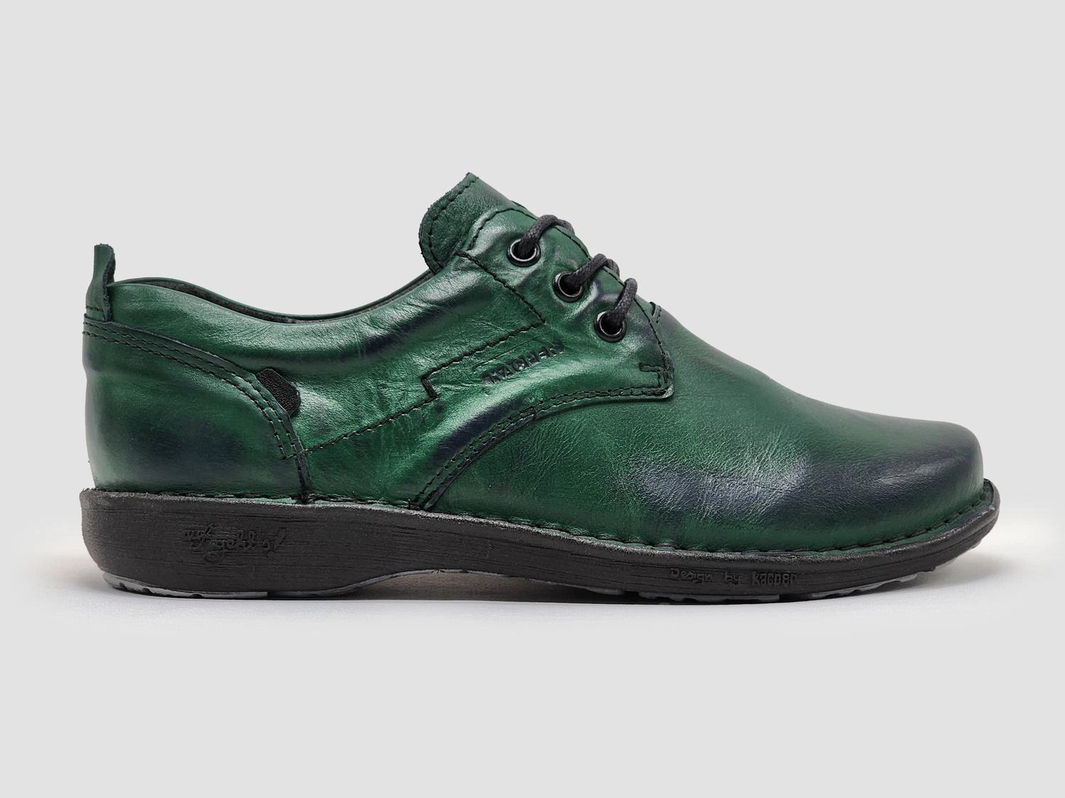 Breathability Women's Old-Fashioned Leather Shoes In Green