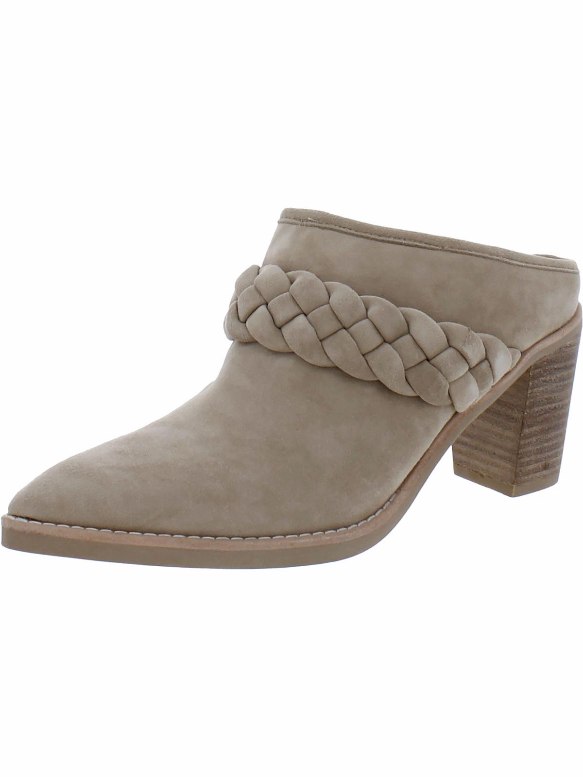 Unique Features Serla Womens Suede Pointed Toe Mules