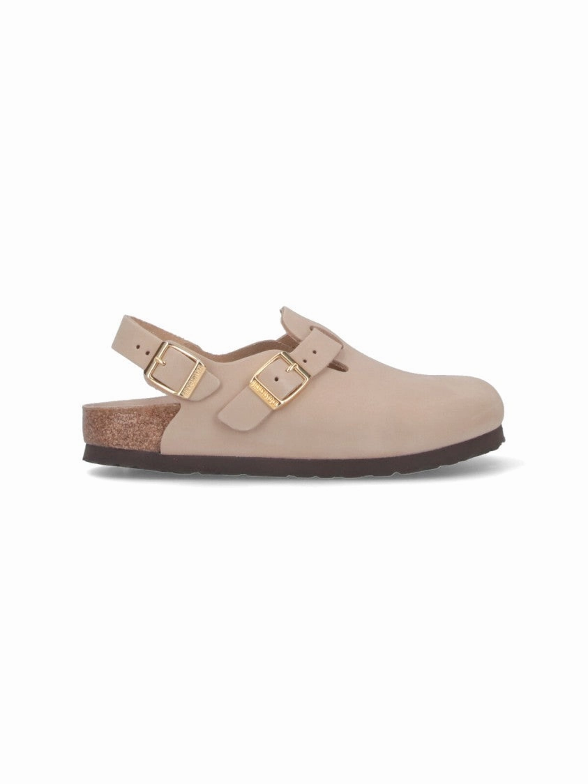 Sporty Look Tokio" Slingback Mules ?C Beige