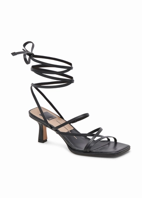 Malabo Heels - Black Beach Wedding Heels