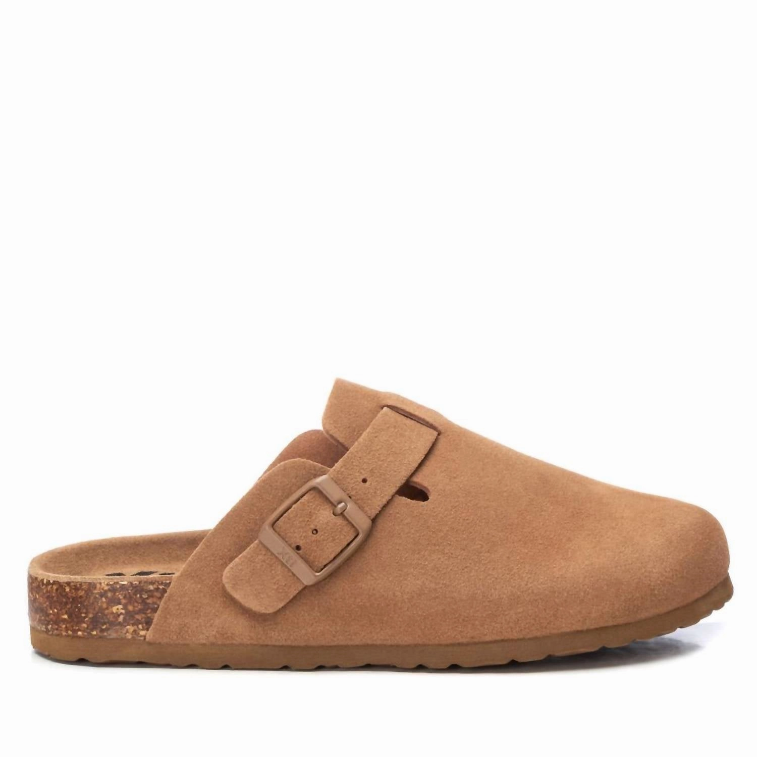 Travel Vibe Women's Suede Clogs In Camel