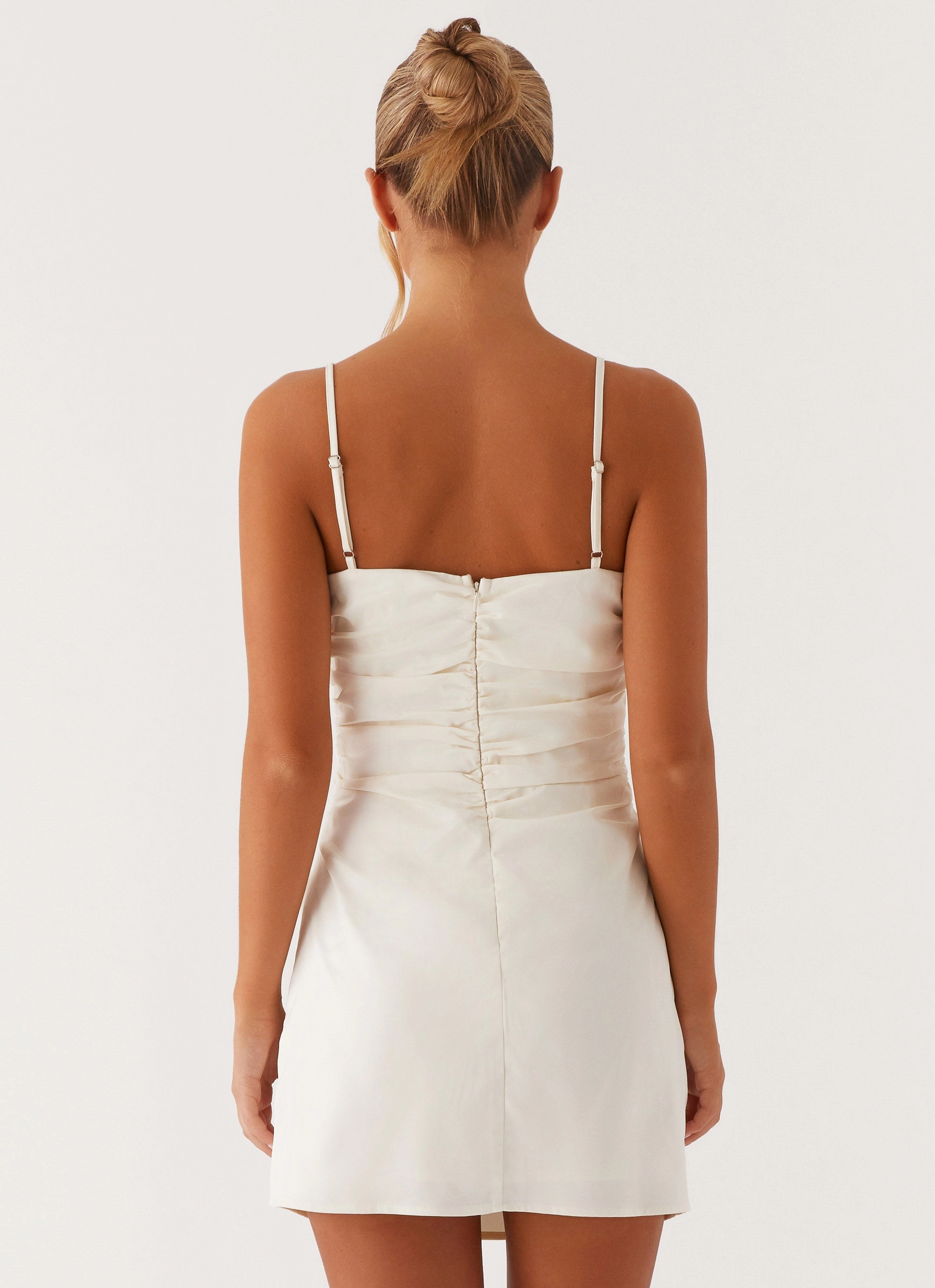 Last Summer Mini Dress - Ivory Perfect Look Business casual