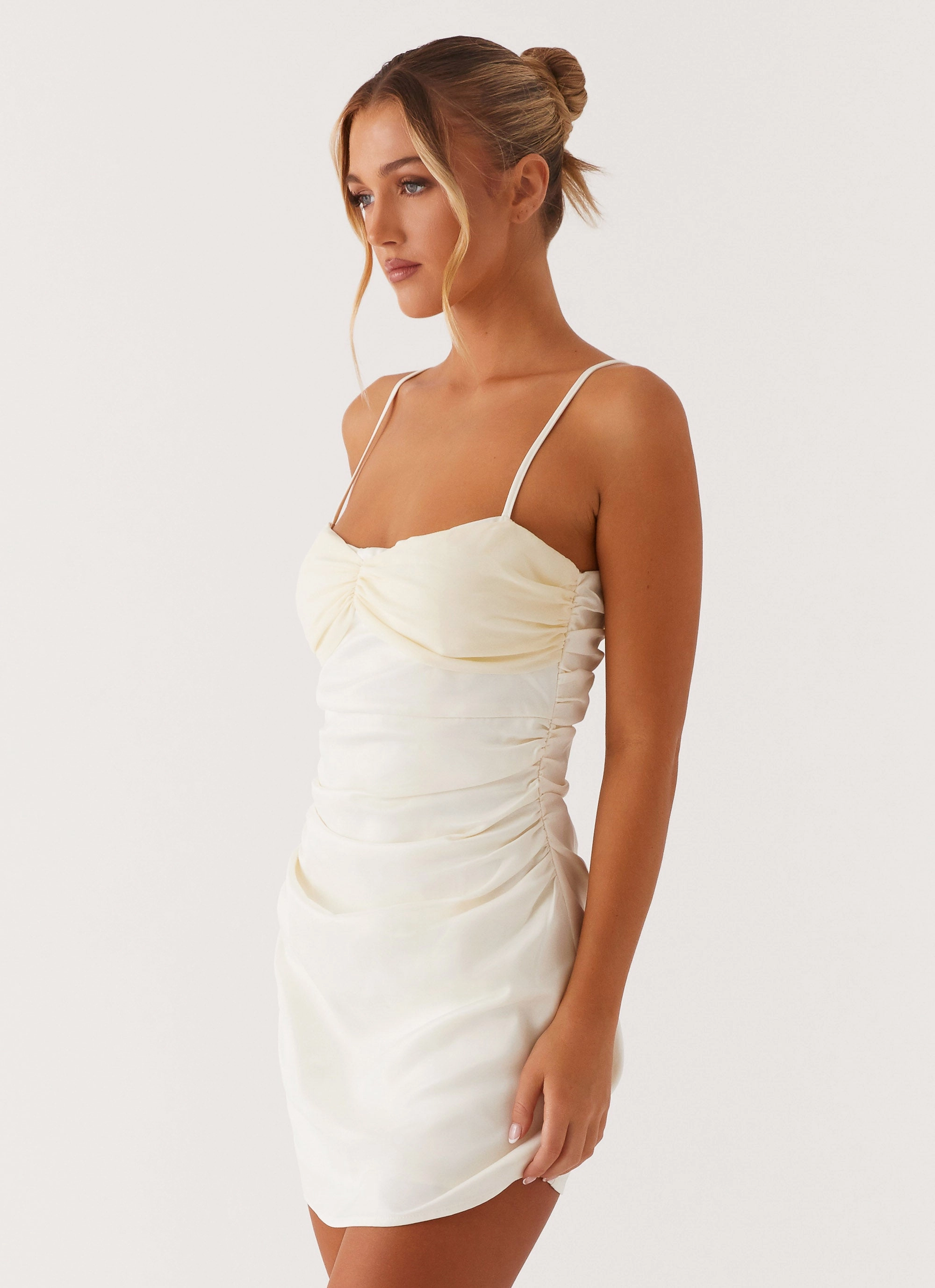 Last Summer Mini Dress - Ivory Versatile Design