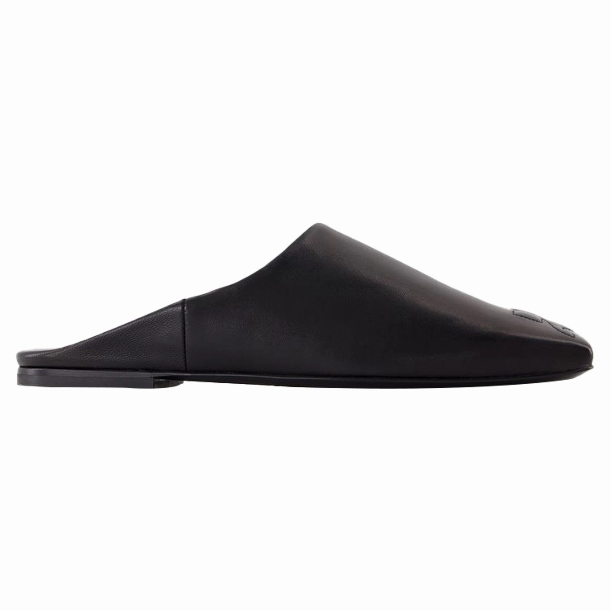 Breathable fabric Reliable Design Heritage Shadow Mules - Courreges - Leather - Black