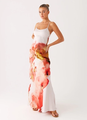 Pacha Maxi Dress - Peach Rose Fresh Motion