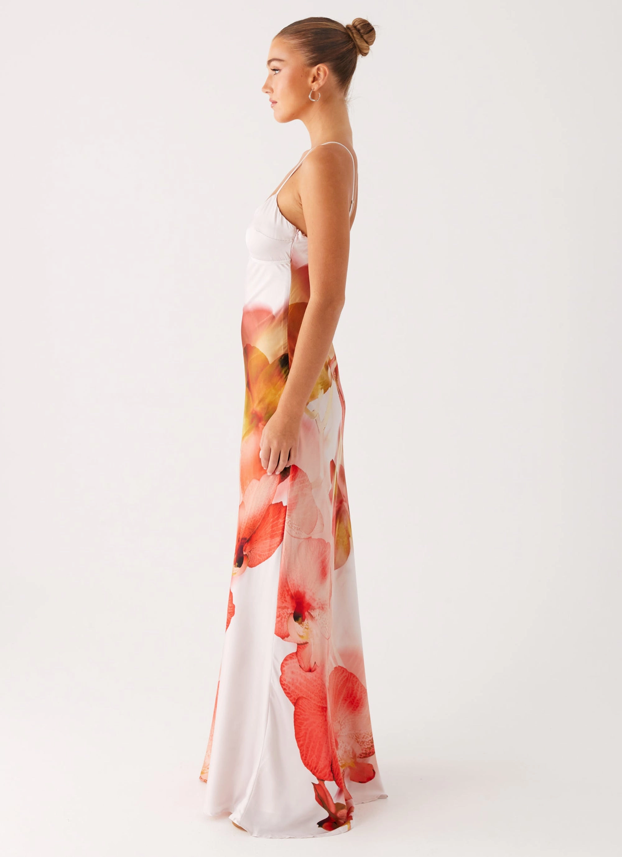 Pacha Maxi Dress - Peach Rose flattering appearance Fresh Appeal