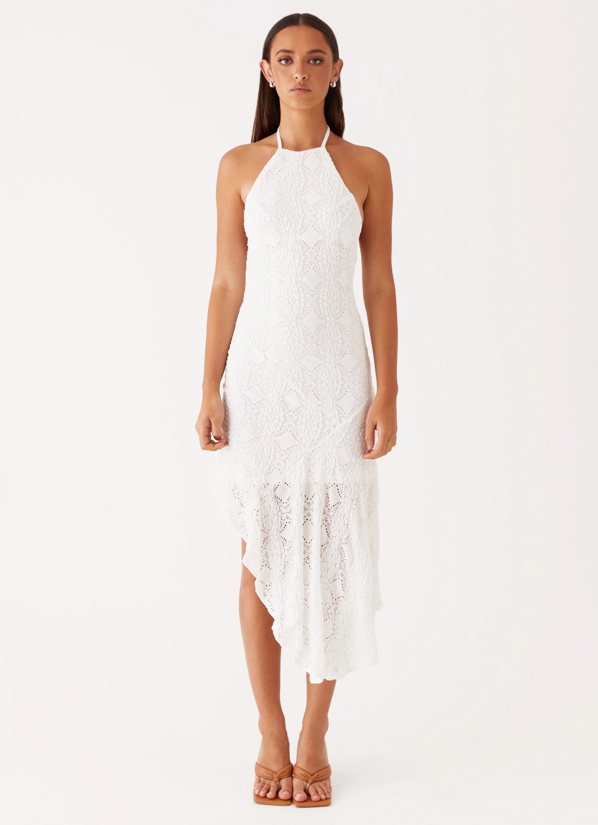 Delicate Finish Inner Feel Sondela Maxi Dress - White