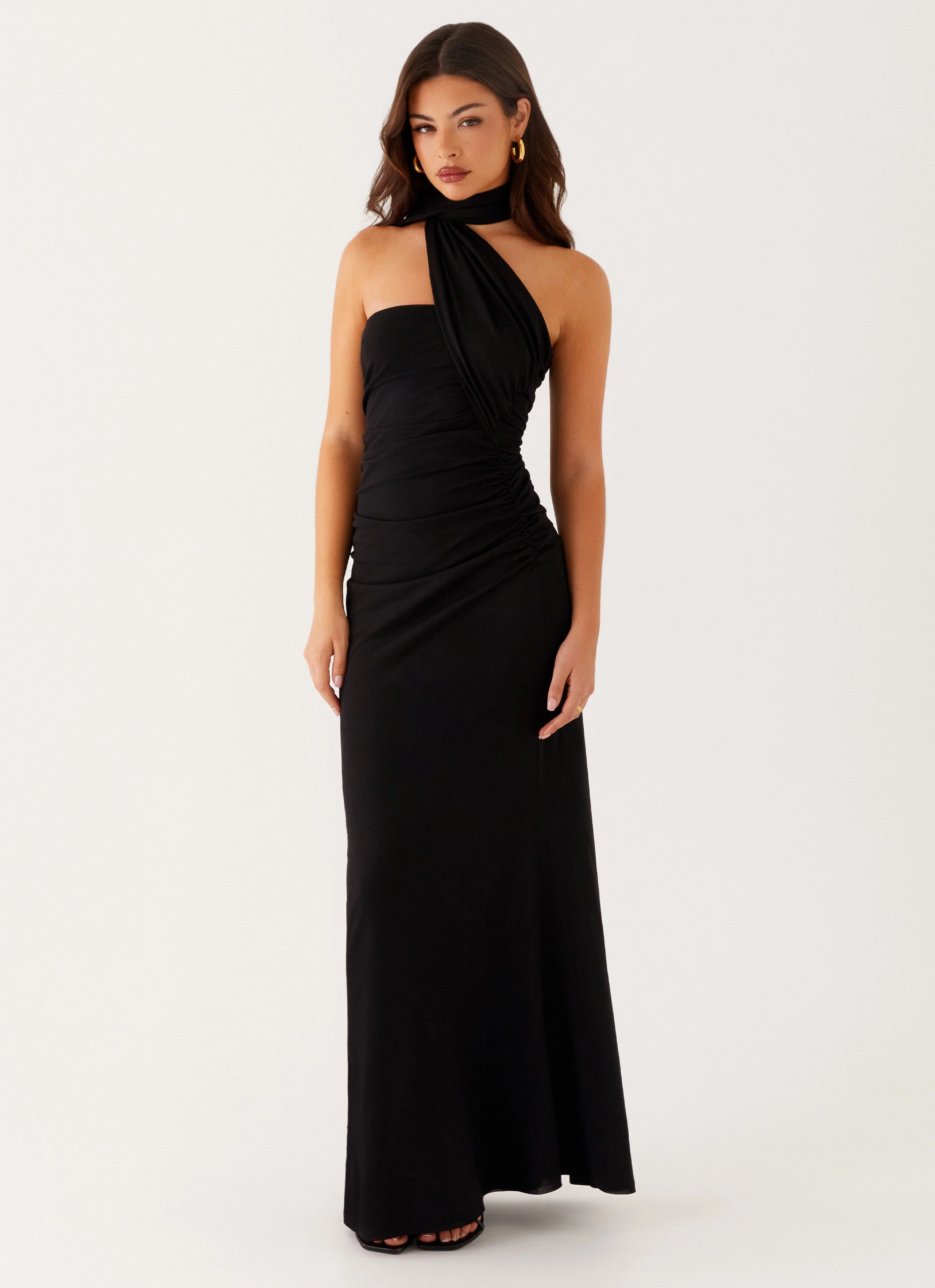 Loose Flow Songbird Maxi Dress - Black