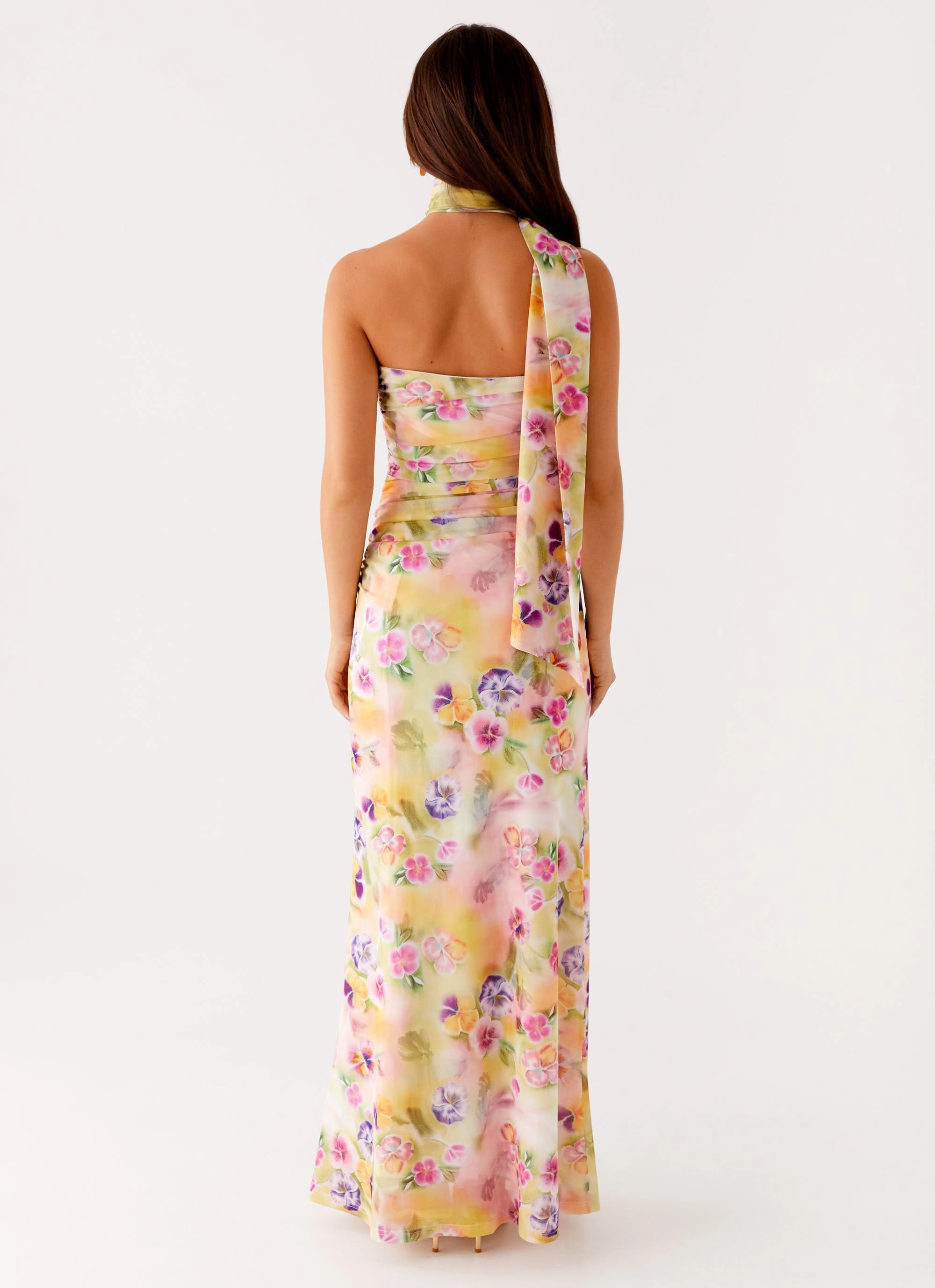 Luxe Comfort Movement Ready Songbird Maxi Dress - Sunburst Floral