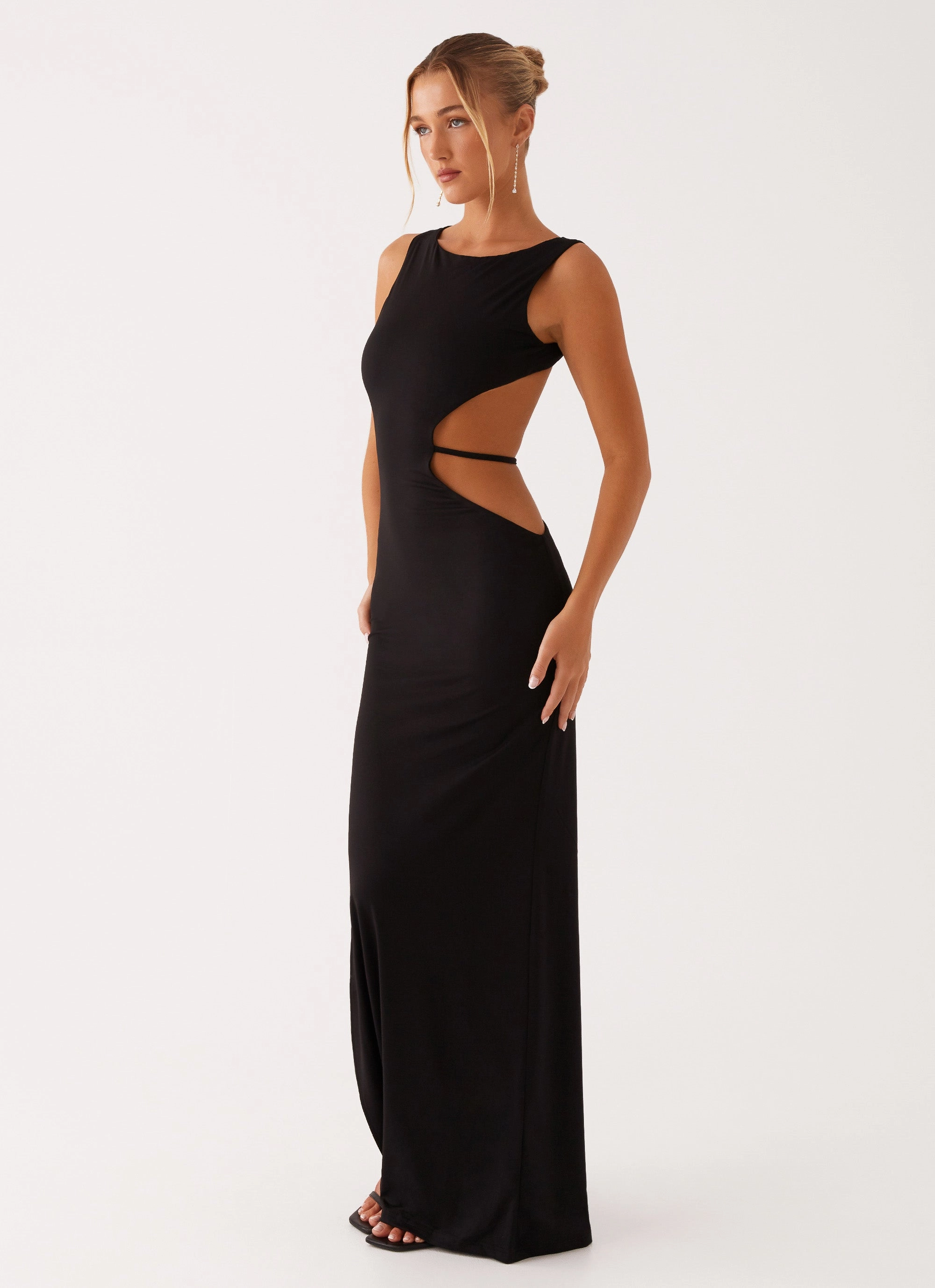 Casual Style Sutton Maxi Dress - Black