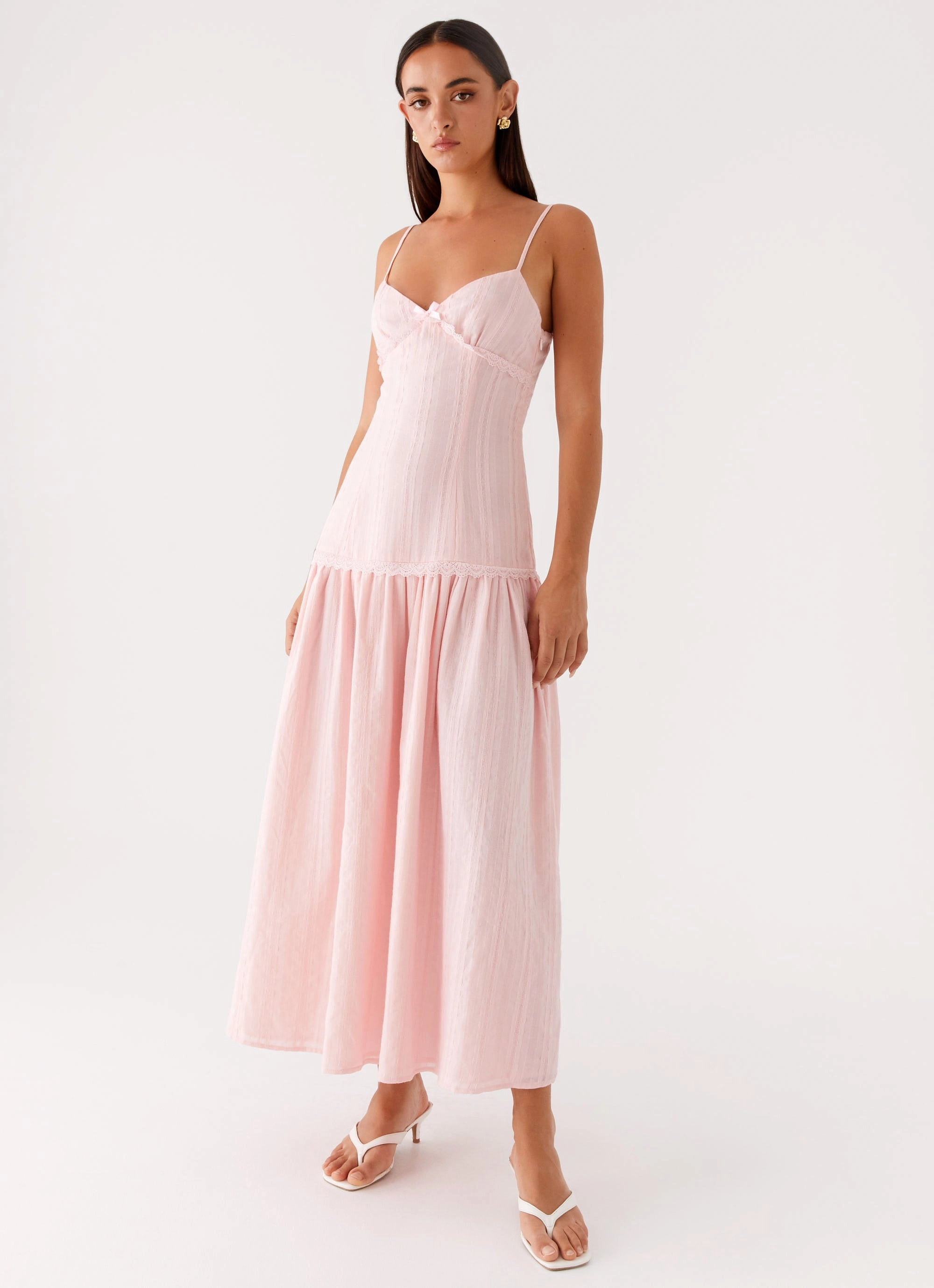 Night Style Found You Midi Dress - Pink