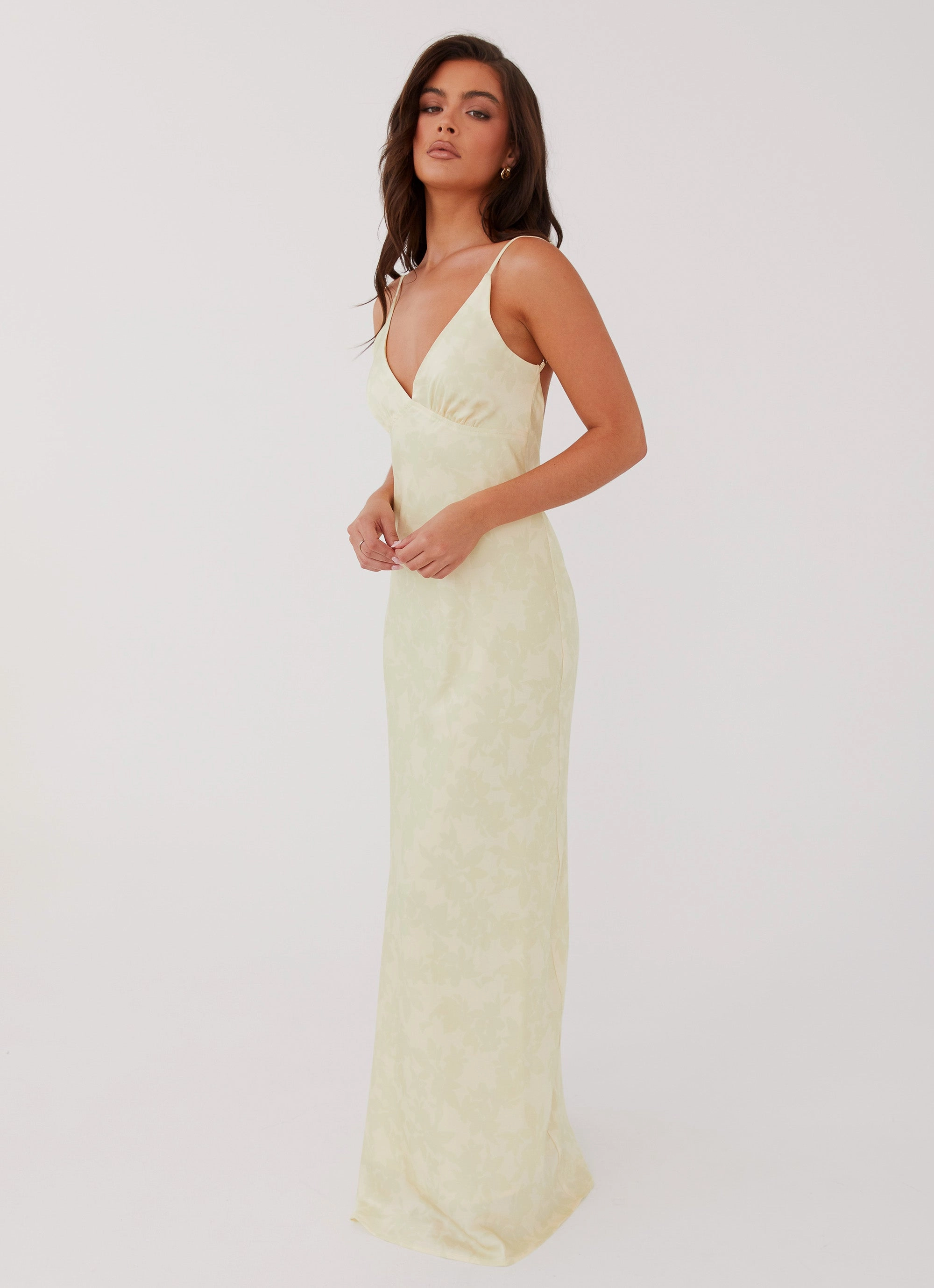 Modern Silhouette Sorrento Sun Maxi Dress - Yellow Floral