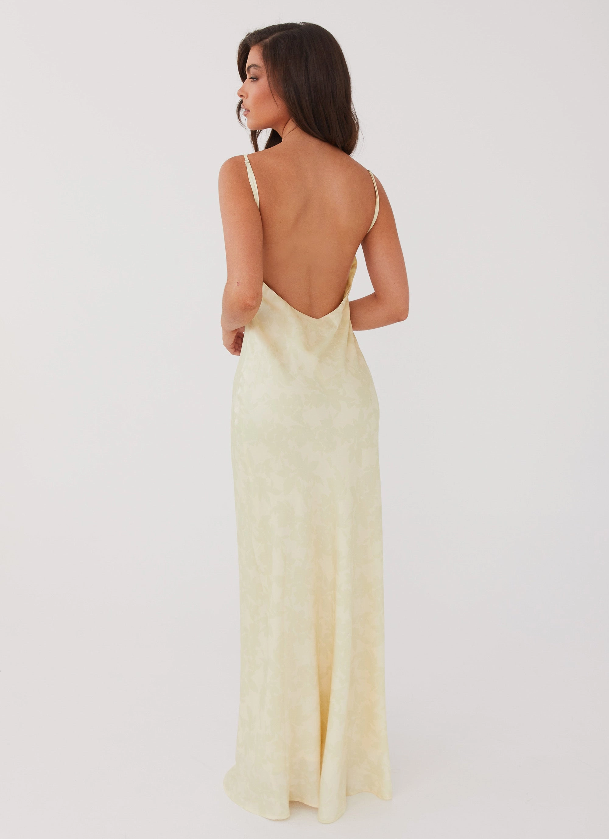 Removable-Straps Sorrento Sun Maxi Dress - Yellow Floral
