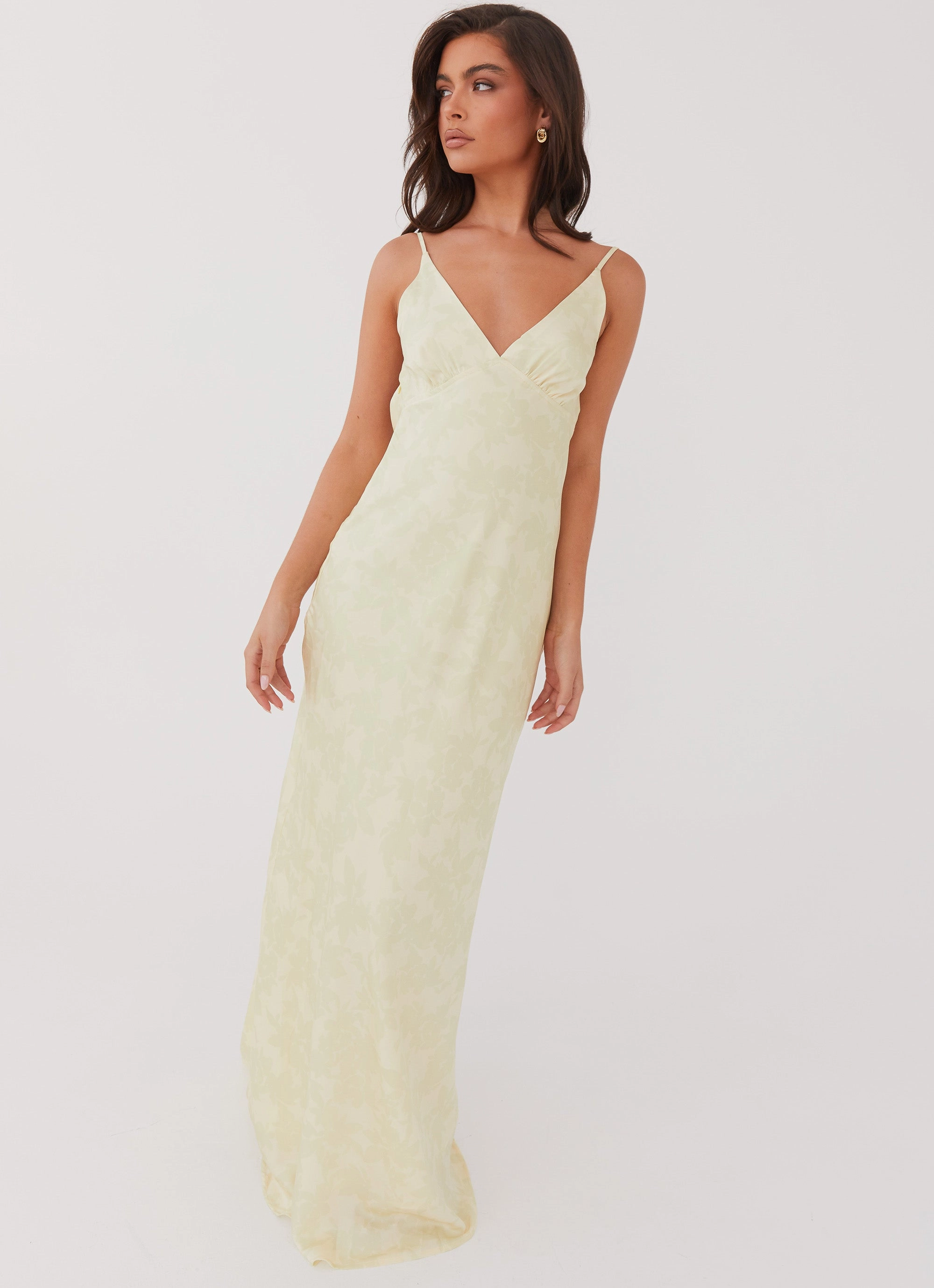 Sorrento Sun Maxi Dress - Yellow Floral Soft Curve