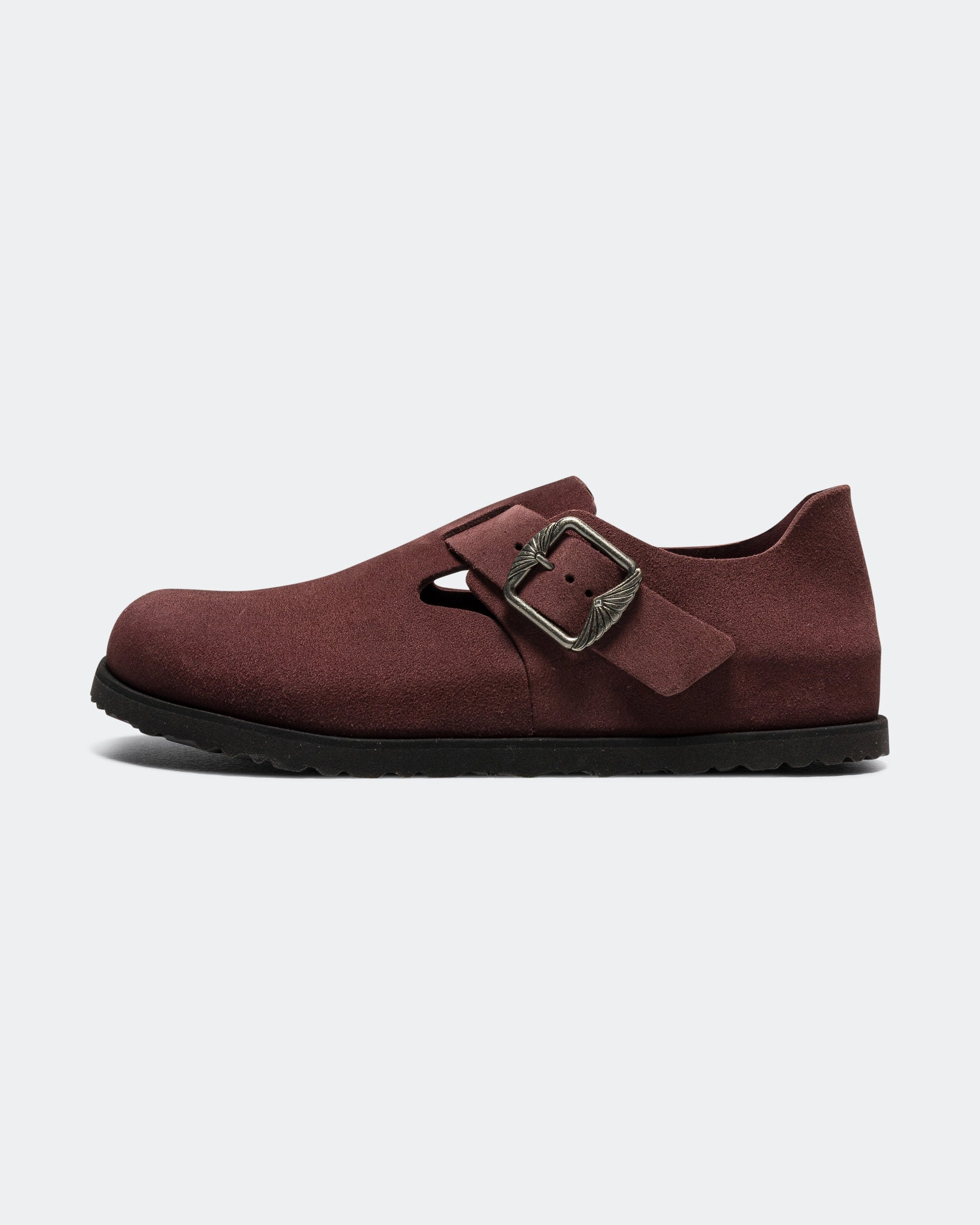 rubber London Suede - Deep Burgundy
