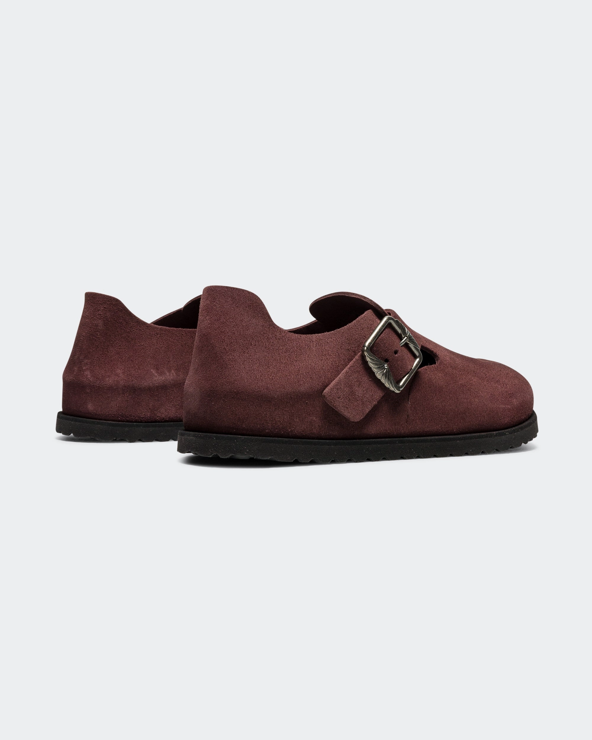 festival look London Suede - Deep Burgundy