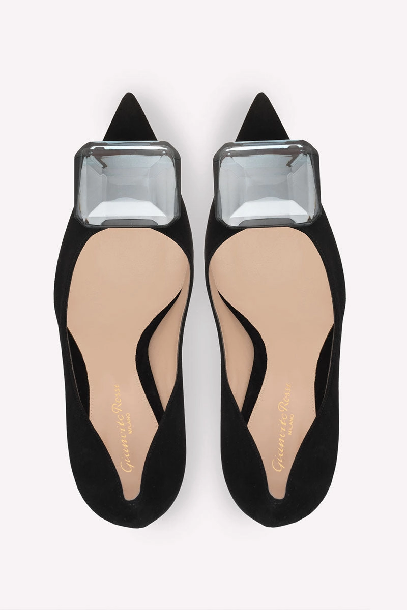 Jaipur Camoscio Pump Luxury Heels for Office Formal Footwear