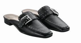 Women's Hedy Mules In Black High Comfort