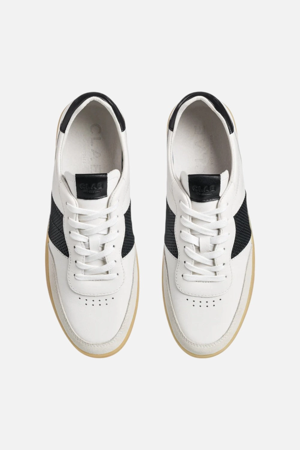 SlipResistant Style Move Clae Davis in White Black Light Natural Gum