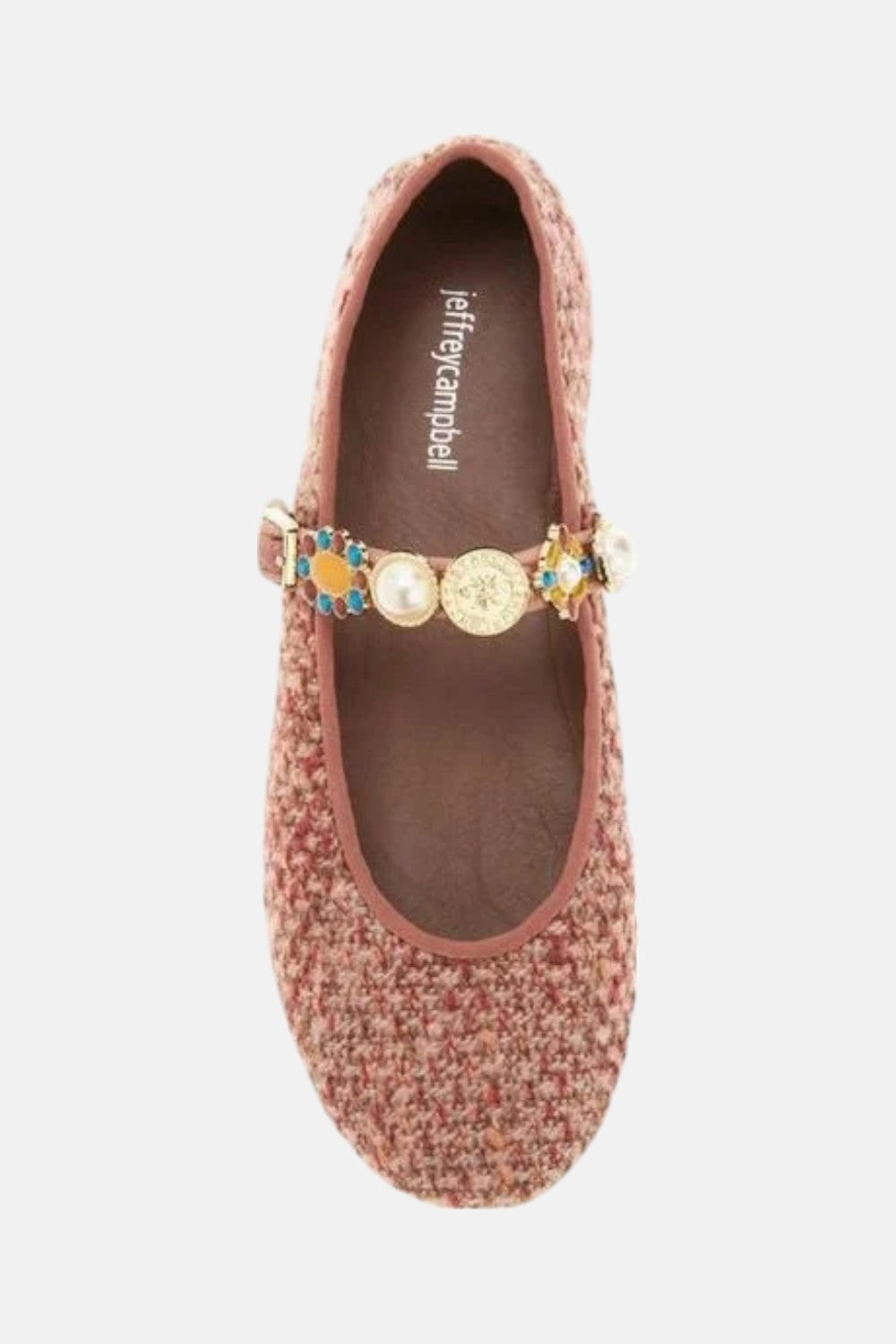 Jeffrey Campbell Amarissa in Pink Tweed Drink Night Step Free