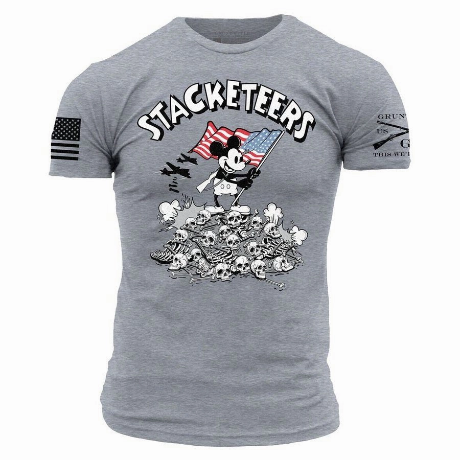 Stacketeers T-Shirt - Dark Heather Gray Sleek Performance Wear Seasonal Comfort Style