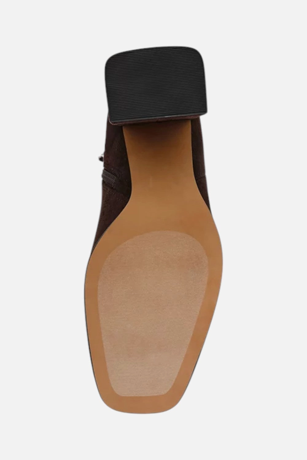 Metallic Buckle Steve Madden Livah Boots in Brown Suede