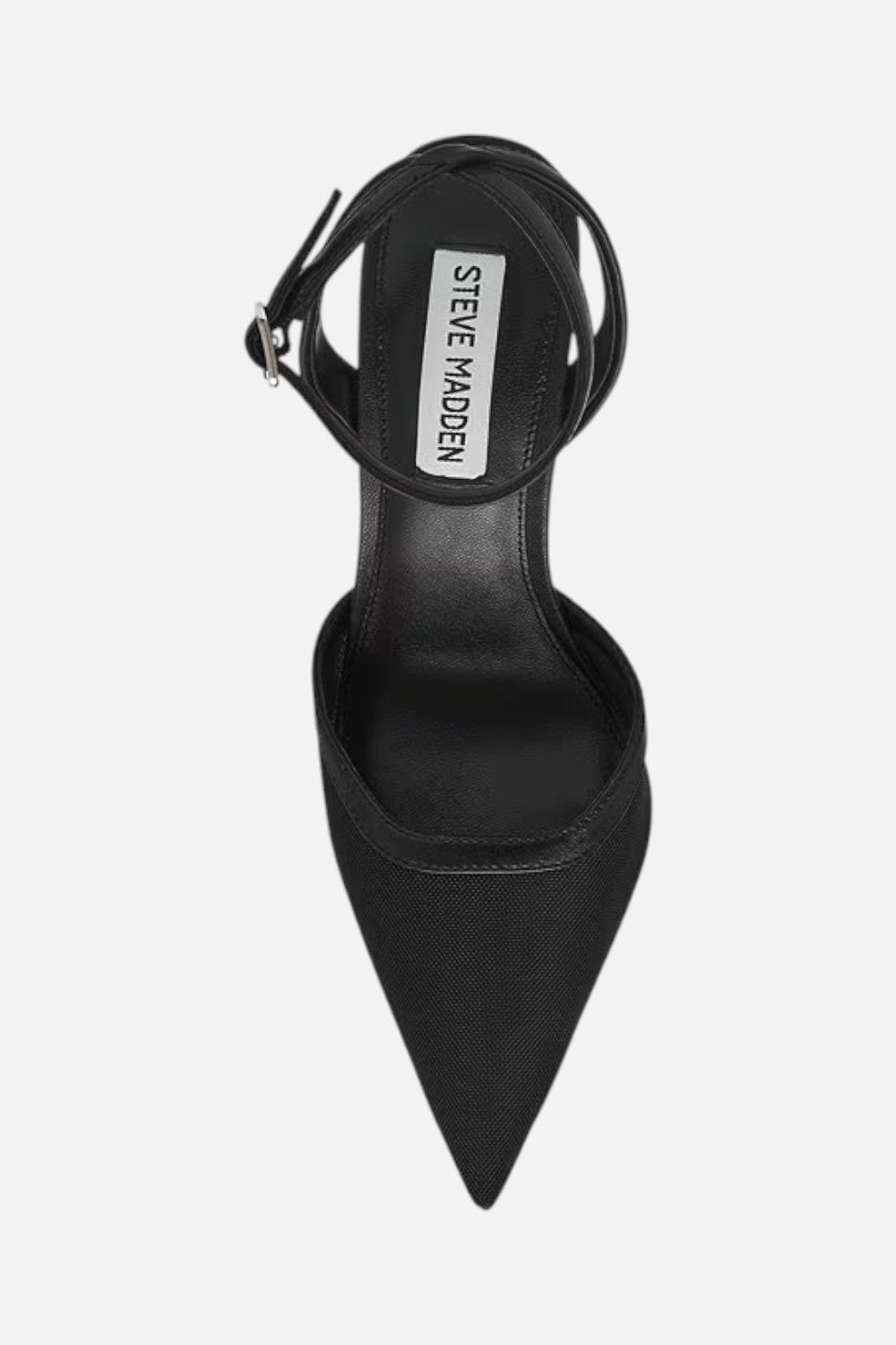 synthetic leather Steve Madden Alliance-M Pointed Toe Pump in Black