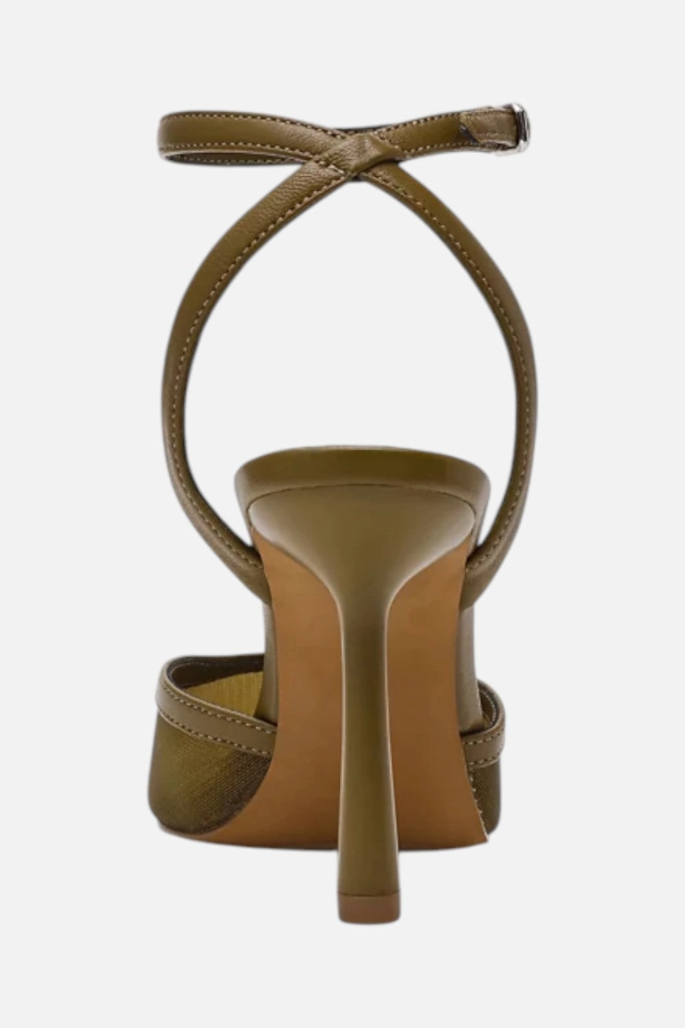 Steve Madden Alliance Mesh Olive Wedge Wedding Shoes Summer Sandals