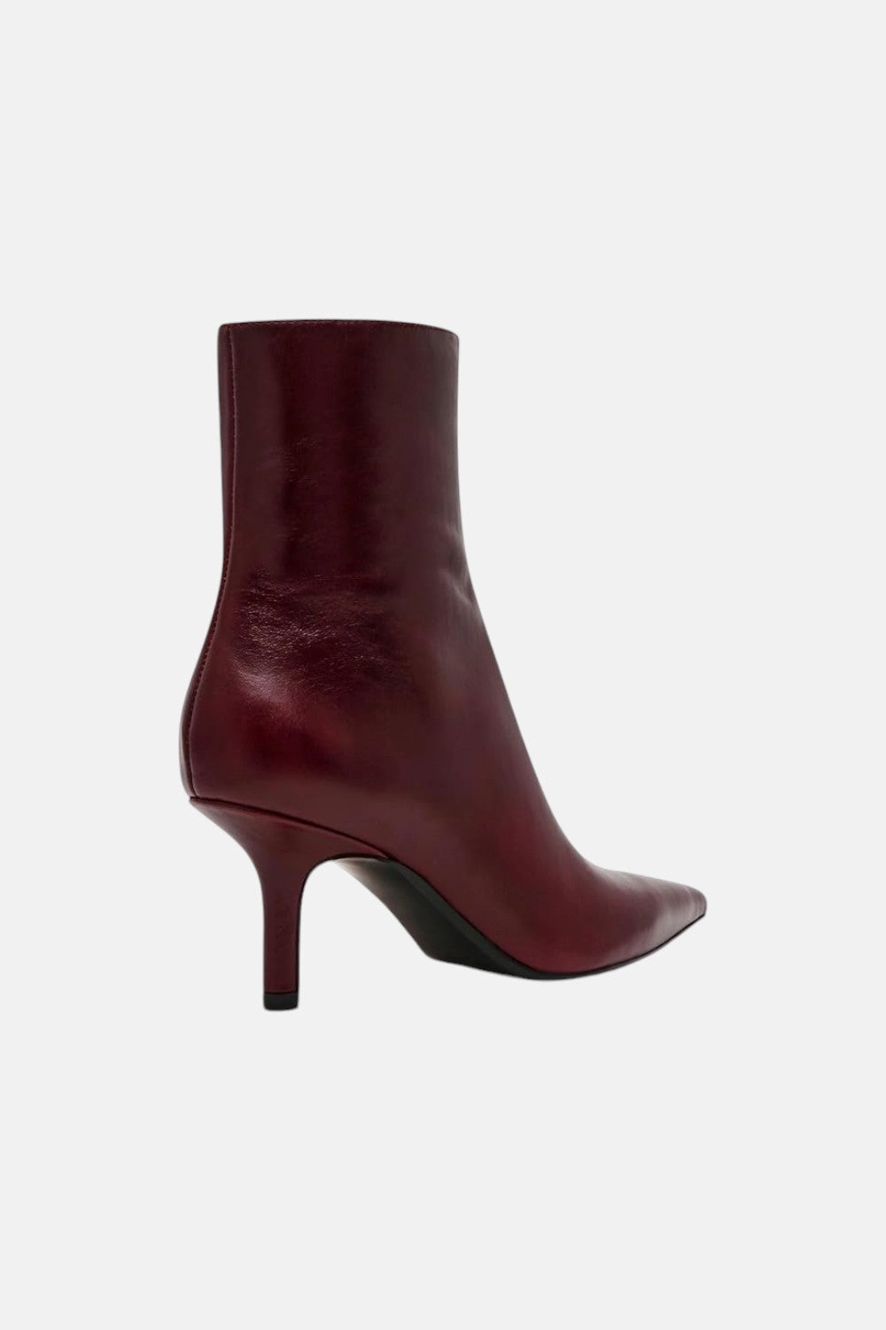 Steve Madden Alston Burgundy Leather Bootie Lightweight Fit