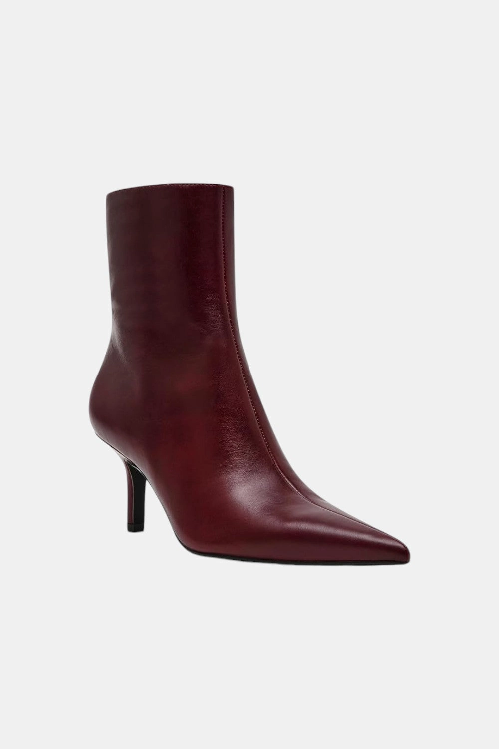 Tough Grip Neutral Pair Steve Madden Alston Burgundy Leather Bootie