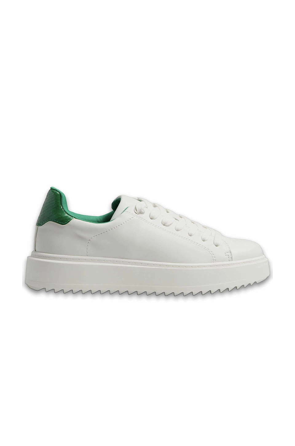 Steve Madden Charlie Sneakers In Green Snake Orthopedic Fit