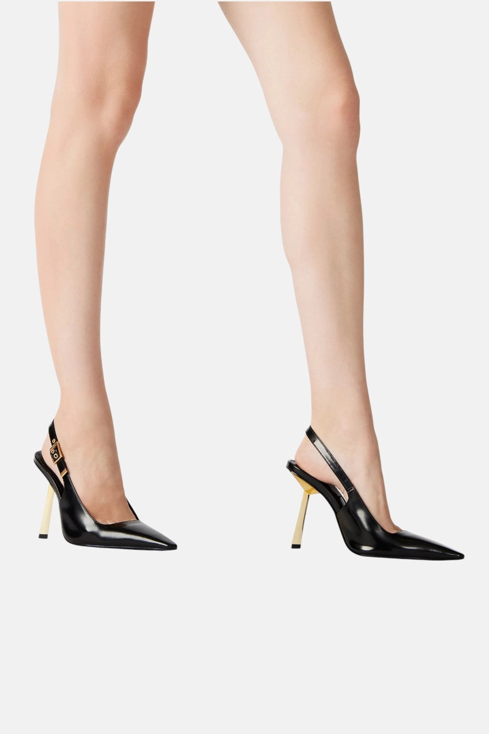 Padded Tongue Steve Madden Divine Pump in Black Leather