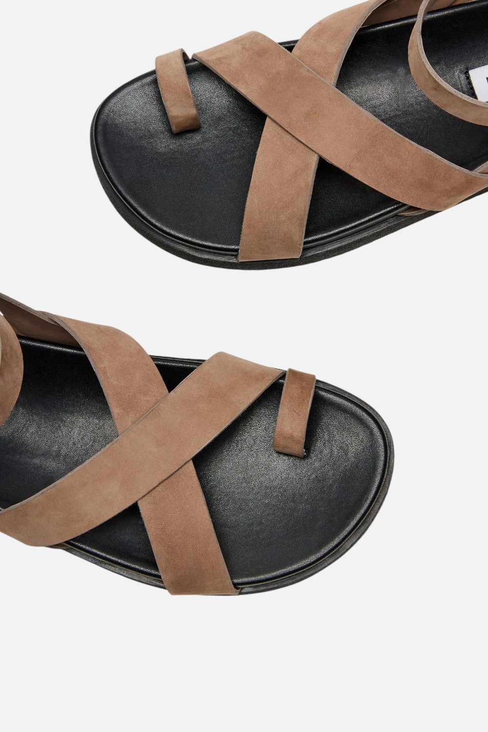 Flexible Design Steve Madden Mira Taupe Nubuck Sandal