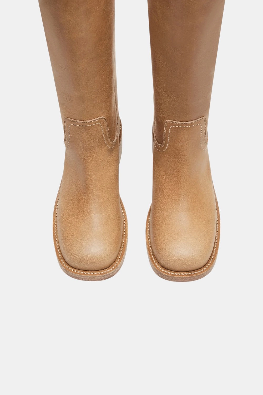 Steve Madden Riggs in Banana Leather Double Stitched Seams