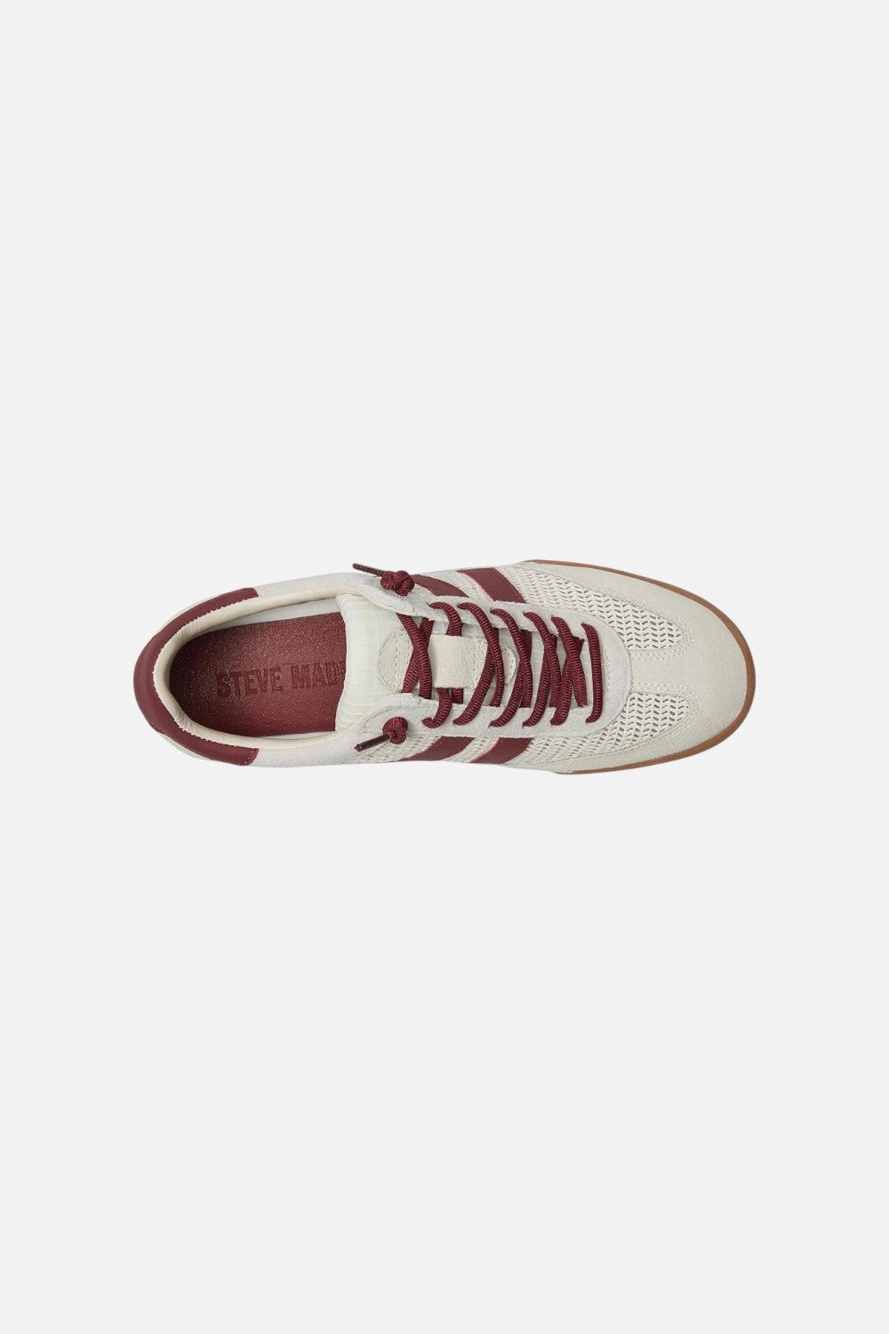 Urban Daily Steve Madden Verdict in Burgundy/White