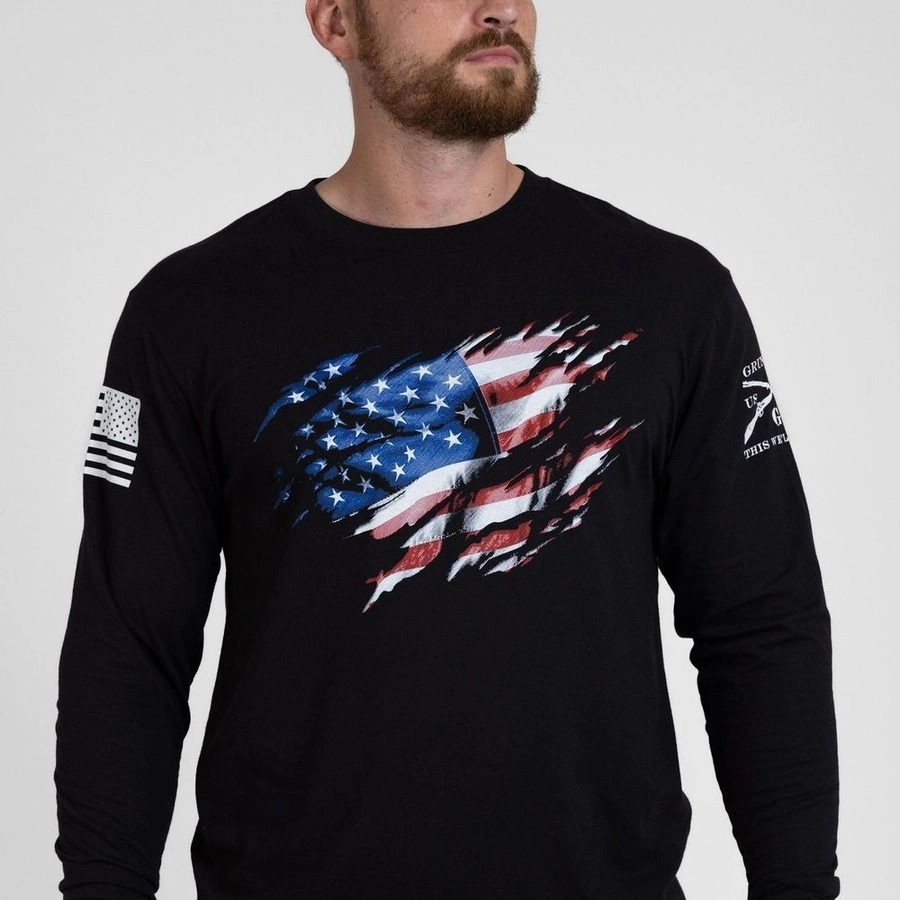 Still Standing Long Sleeve - Black Outdoor - wear Designer Label