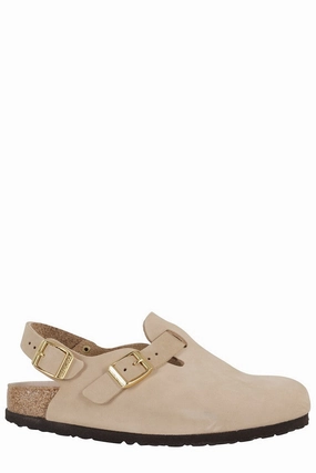 Nubuck Leather Tokio Clogs Non Slip Tread