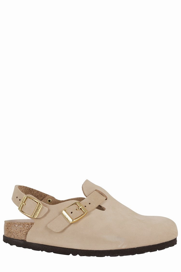 Nubuck Leather Tokio Clogs Non Slip Tread