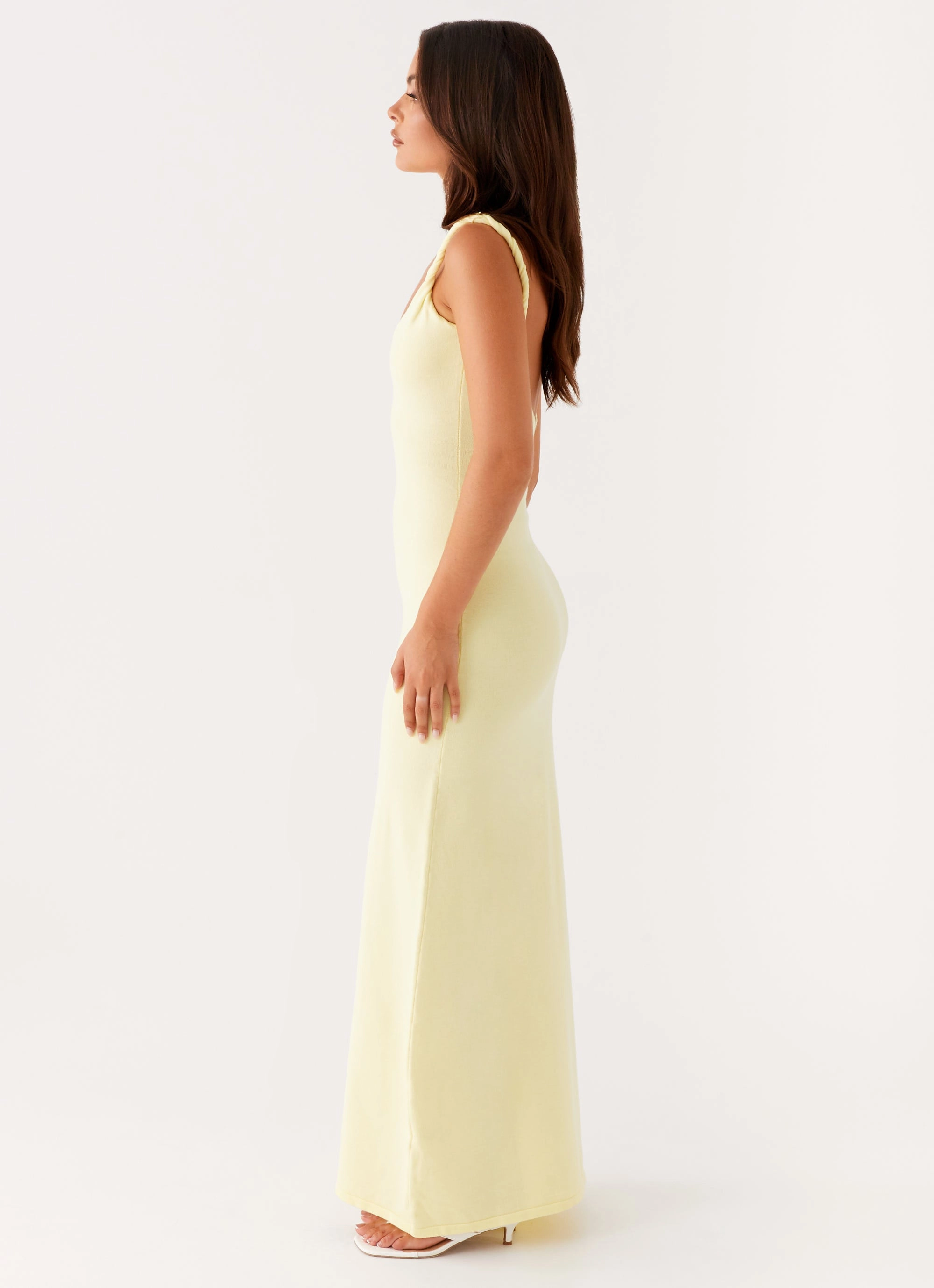 Anastasia Maxi Dress - Yellow Casual Look