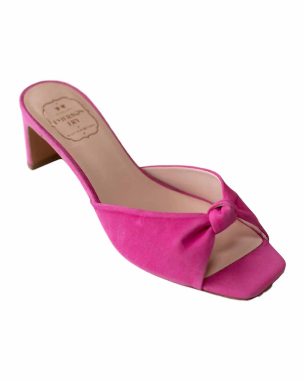 Water Resistant Material Tech Women's Knot Mule In Fandango Pink