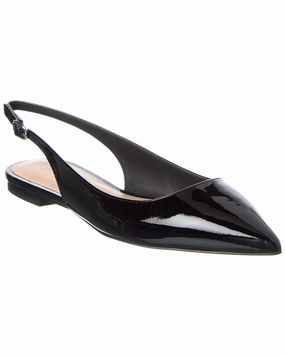 Comfortable For Fitness Stuart Weitzman Mara Patent Slingback Flat