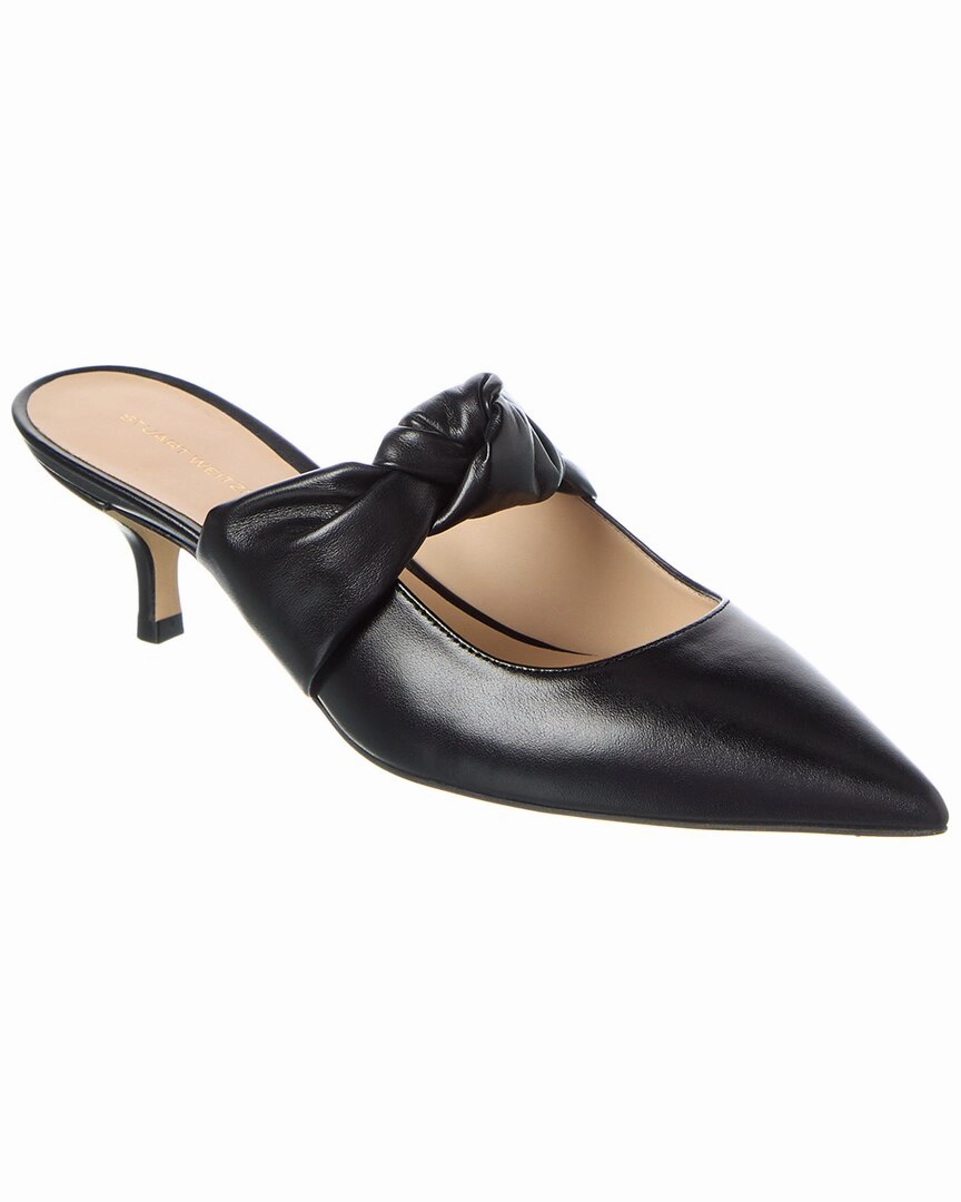 Comfy Travel Fit Stuart Weitzman Solange Leather Mule