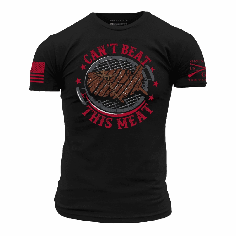 Meat Beater T-Shirt - Black proper length