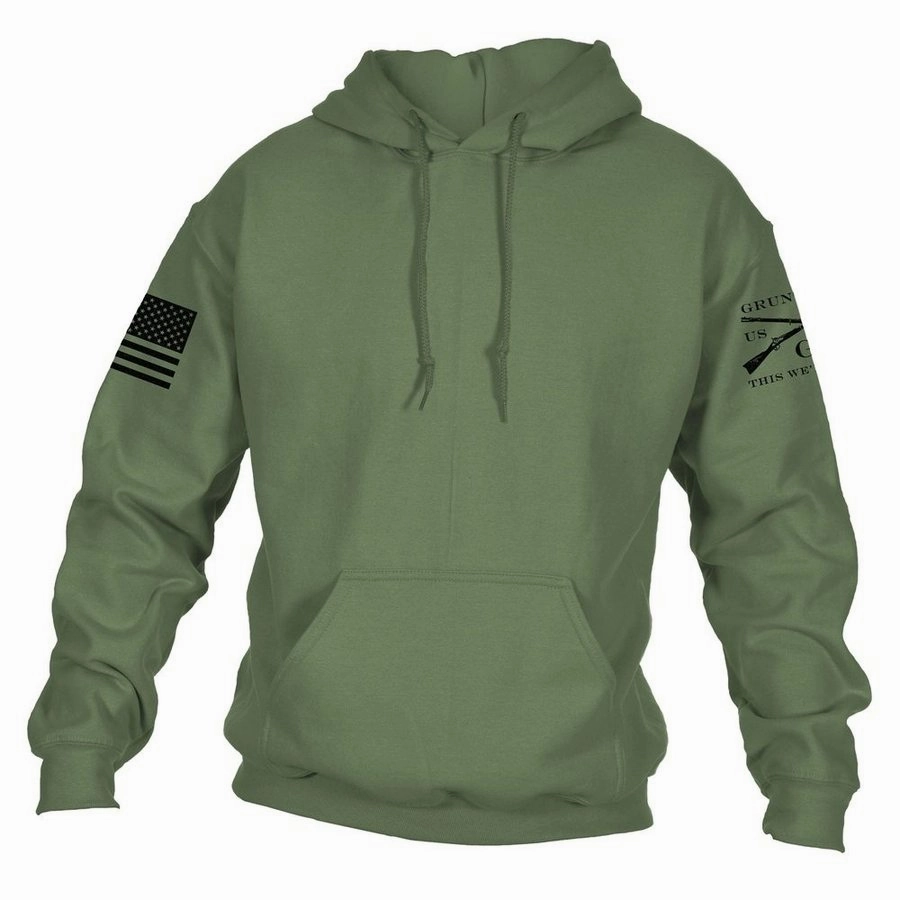 Basic Hoodie - Military Green Quick Dry Fit