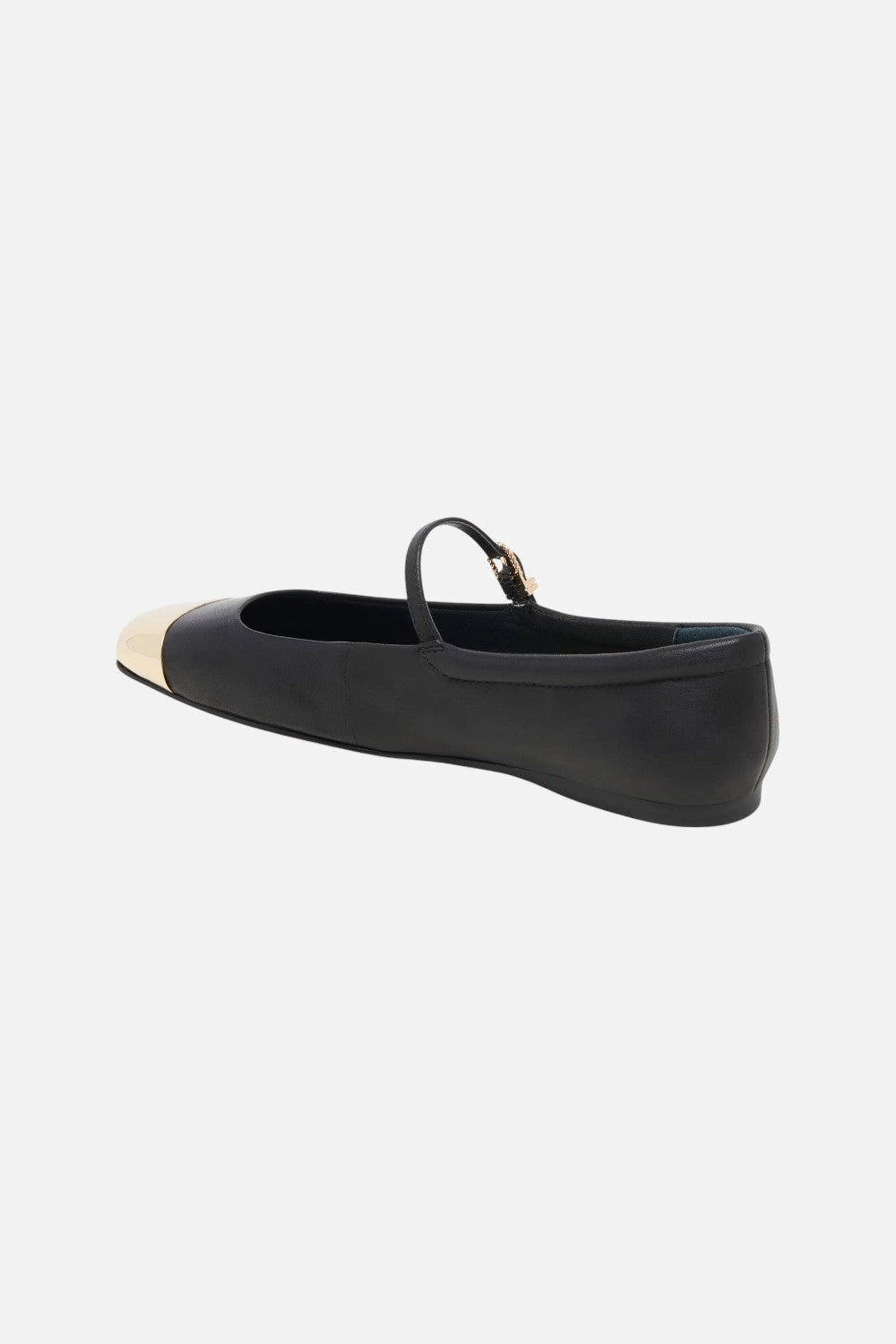 Dolce Vita Reyes Toe Cap in Black Leather Fund Mood