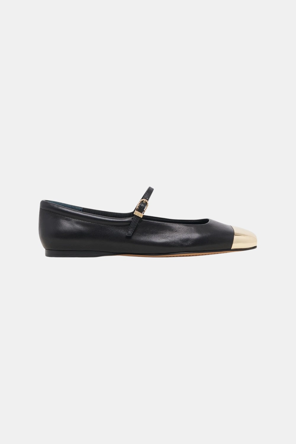 Reliable Footwear Dolce Vita Reyes Toe Cap in Black Leather