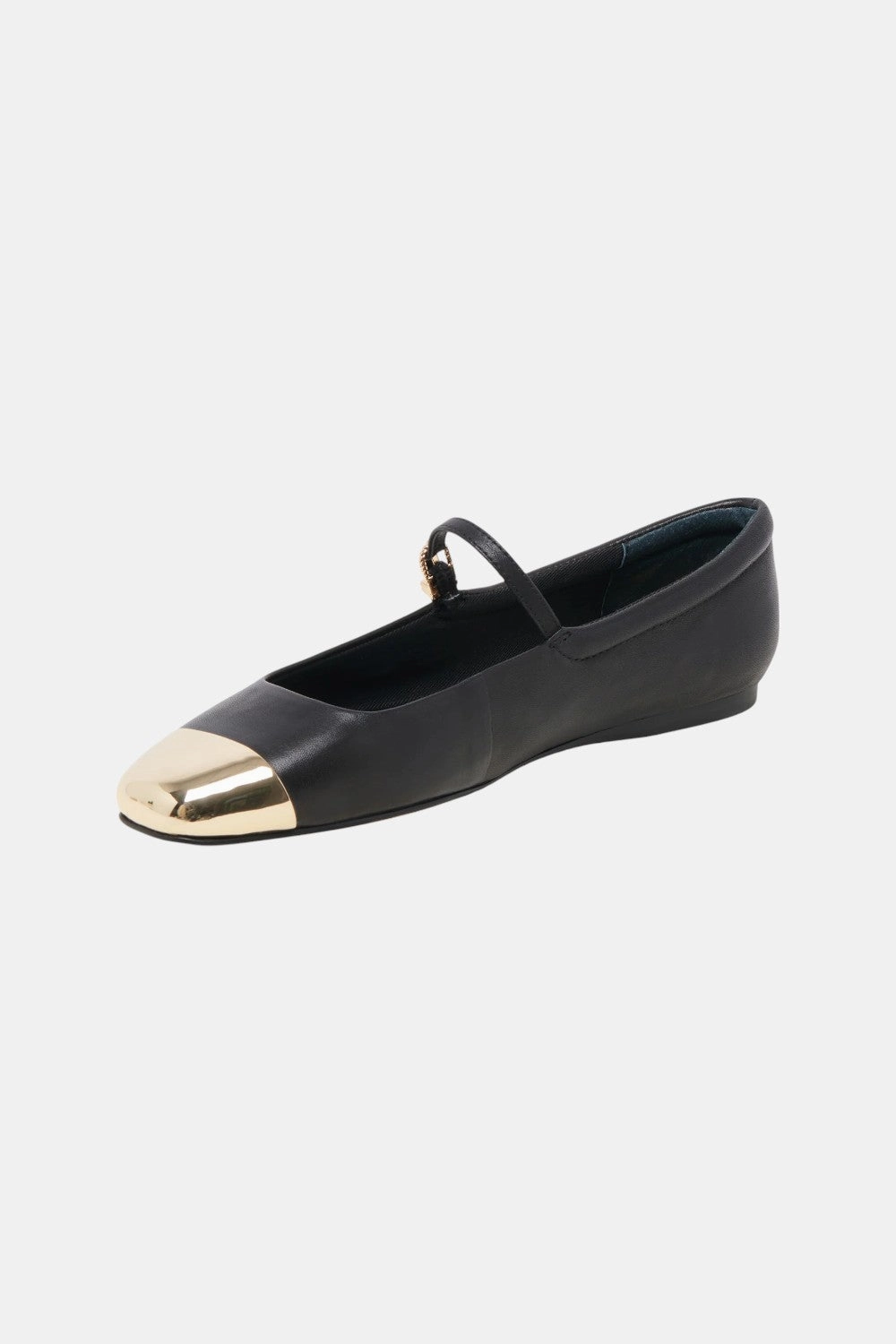 Airy Step Water Resistant Dolce Vita Reyes Toe Cap in Black Leather