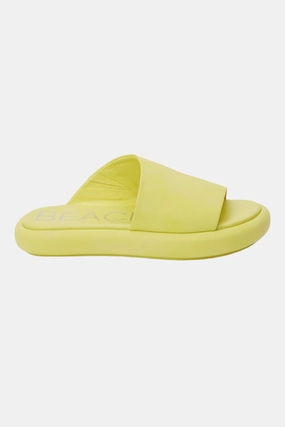 Beach by Matisse Lotus Platform Slide in Lime Simple Comfort Walk Beach Vibe