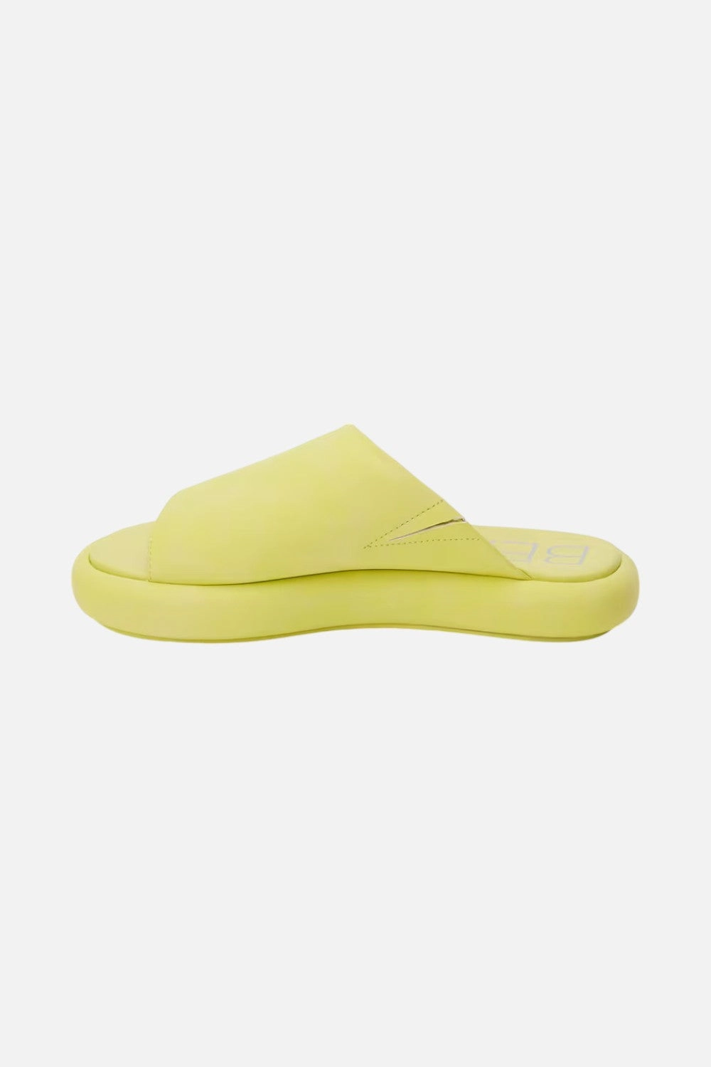 AirCushion Beach Slip Comfort Beach by Matisse Lotus Platform Slide in Lime